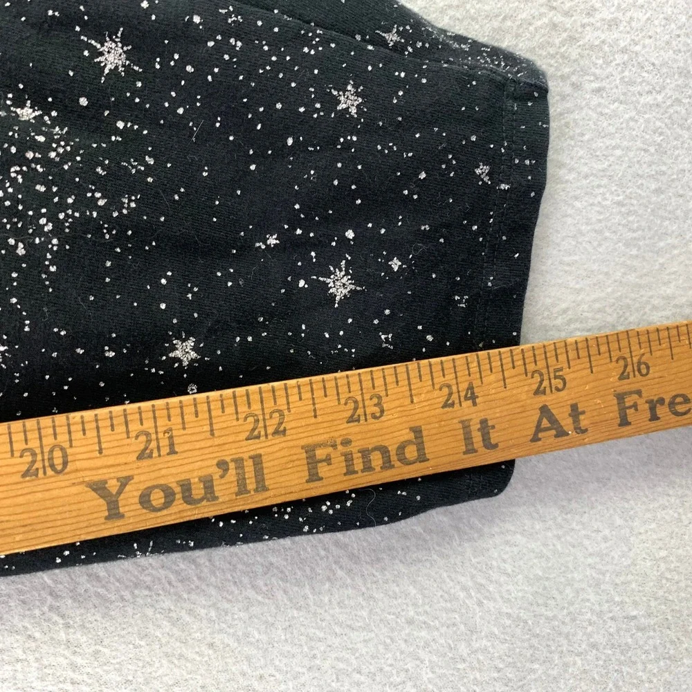 Torrid Celestial Star Leggings Women 6X Black Galaxy Celestial Stretch Ankle